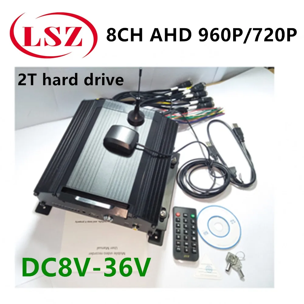 4G GPS монитор жесткого диска хост H.264 mdvr 8CH рекордер с широким напряжением