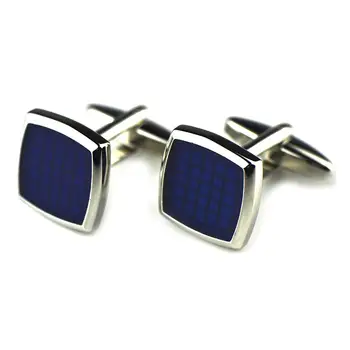 

Navy Enamel Cufflinks for Men Cuff Links New Classic