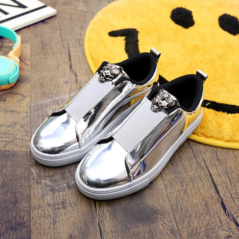 Männer Skateboard Schuhe Männer Turnschuhe Fuß Weiß Stan Schuhe für Männer Gold Silber Schwarz Blau Pailletten Beleuchtete Schuhe Flache Schuhe