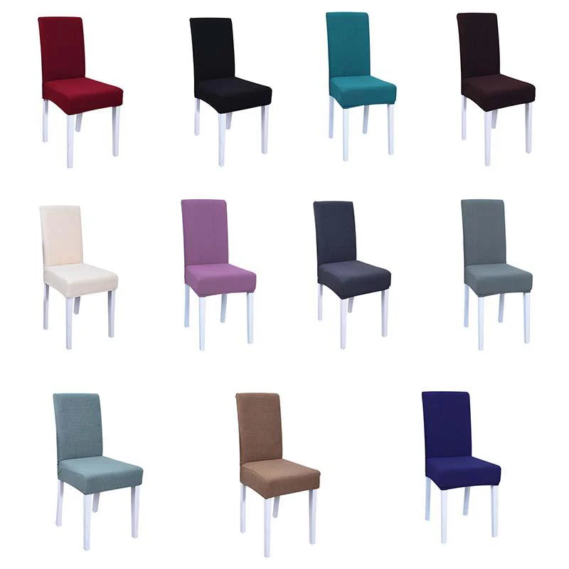 

Stretch Chair Covers Spandex Waterproof Chair Cover Elastic Slipcovers for Wedding Hotel Chair Covers Housse de Chaise Mariage