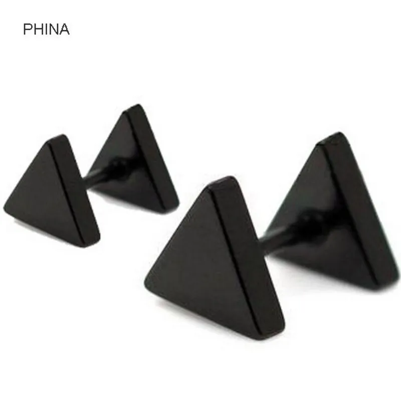 

2pcs/lot KPOP Bangtan Boys Album Double Triangle Stud Earrings Korean Jewelry Accessories For Men And Women Earring