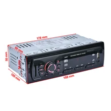 12 В Bluetooth Авто 1 DIN Стерео FM Радио MP3 аудио плеер Aux Вход приемник sd usb MP3 Радио в тире