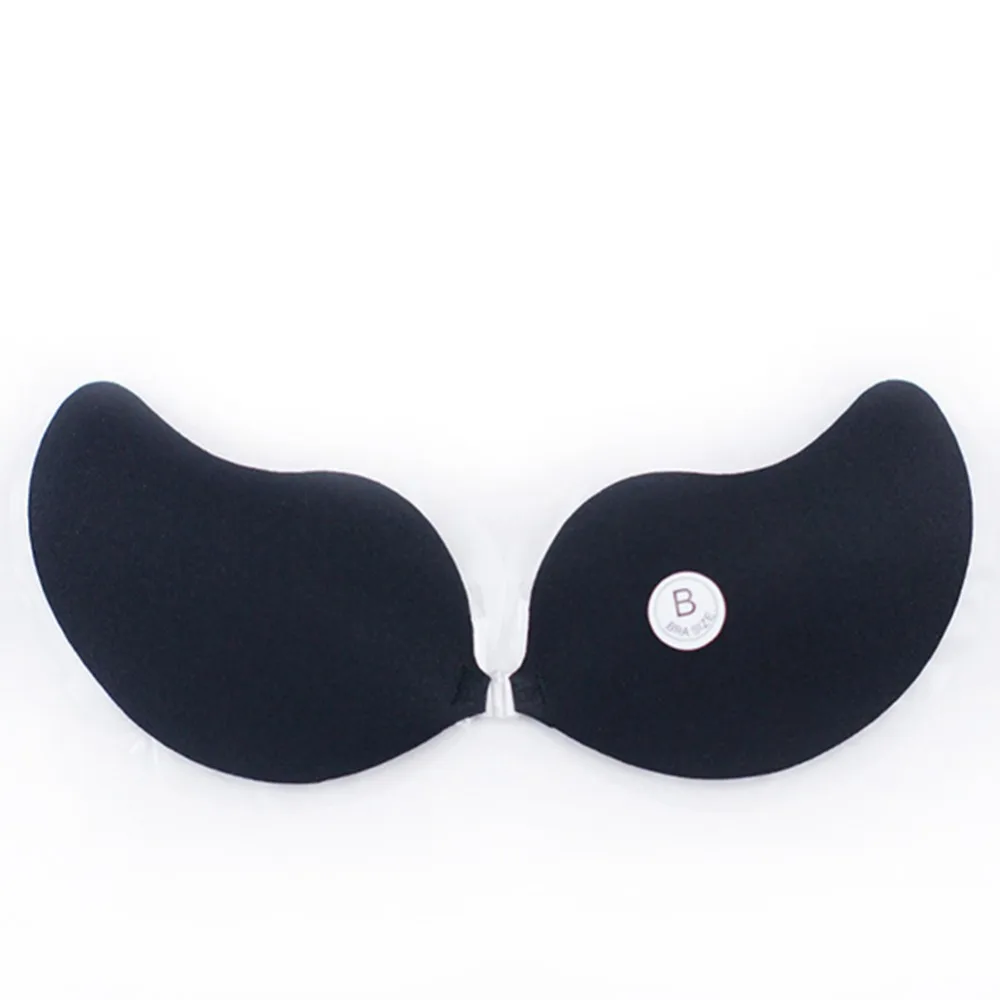Sexy woman Push Up Self Adhesive Silicone Bust Front Closure Strapless