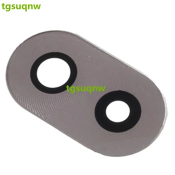 

10 pieces/lot Rear Back Camera Lens Glass cover with original sticker or 3M glue stickers For Huawei Honor 6X G/Rose/Grey/Silver