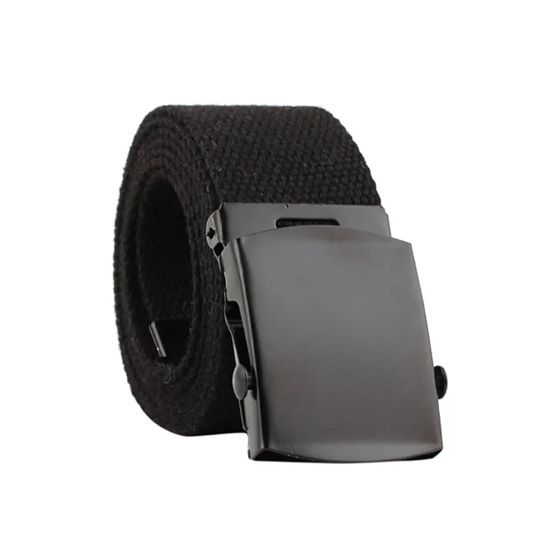 Men Women Automatic Fashion Nylon Belt Buckle Fans Canvas Belt Cinturones Para Hombre Ceintures Pour Femmes Female Belt A17# (12)