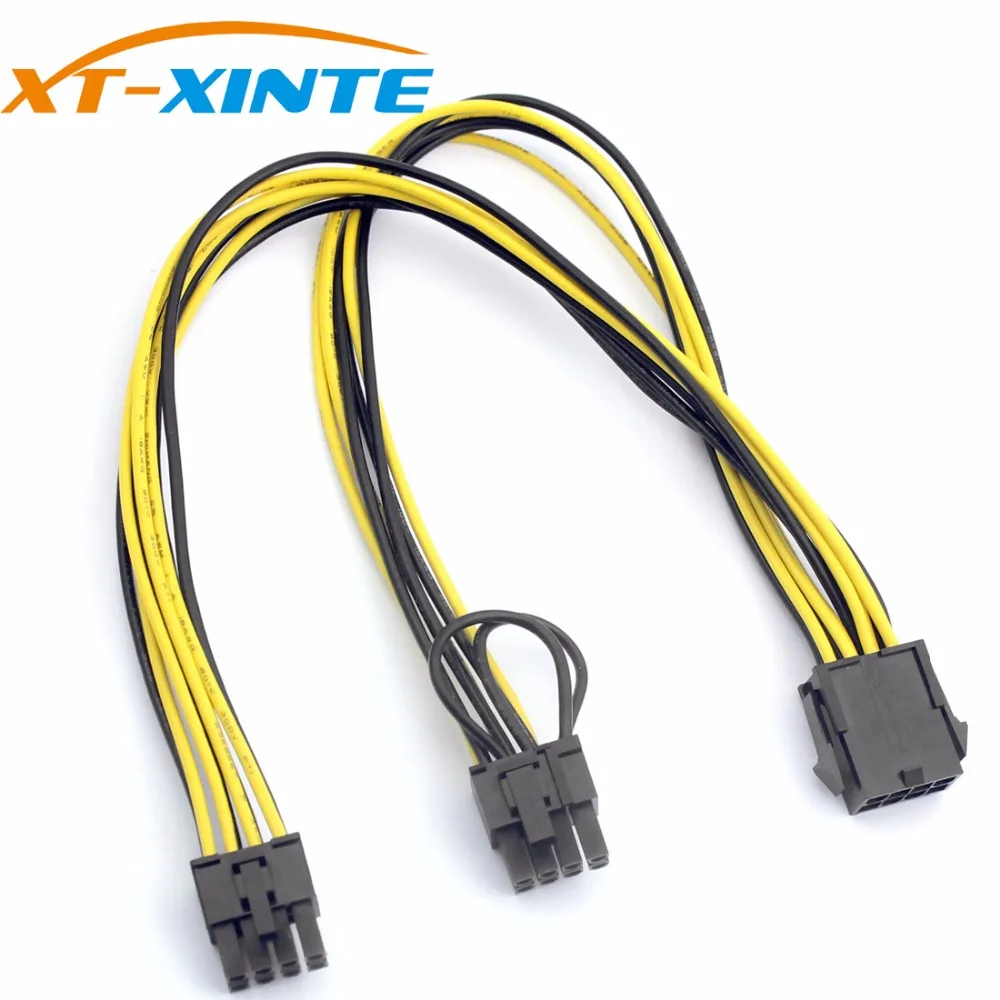 CPU 8Pin Extension Cable 8Pin (6+2)Pin Famale Power Supply Cable Graphics Card BTC Extend Miner Mining Wire 20cm