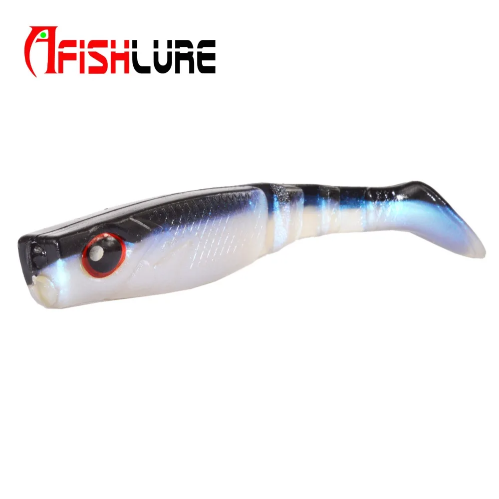 3 шт./лот Afishlure T хвост мягкой рыбы 88 мм 6 9 г весло рыболовная приманка т мягкая джиг
