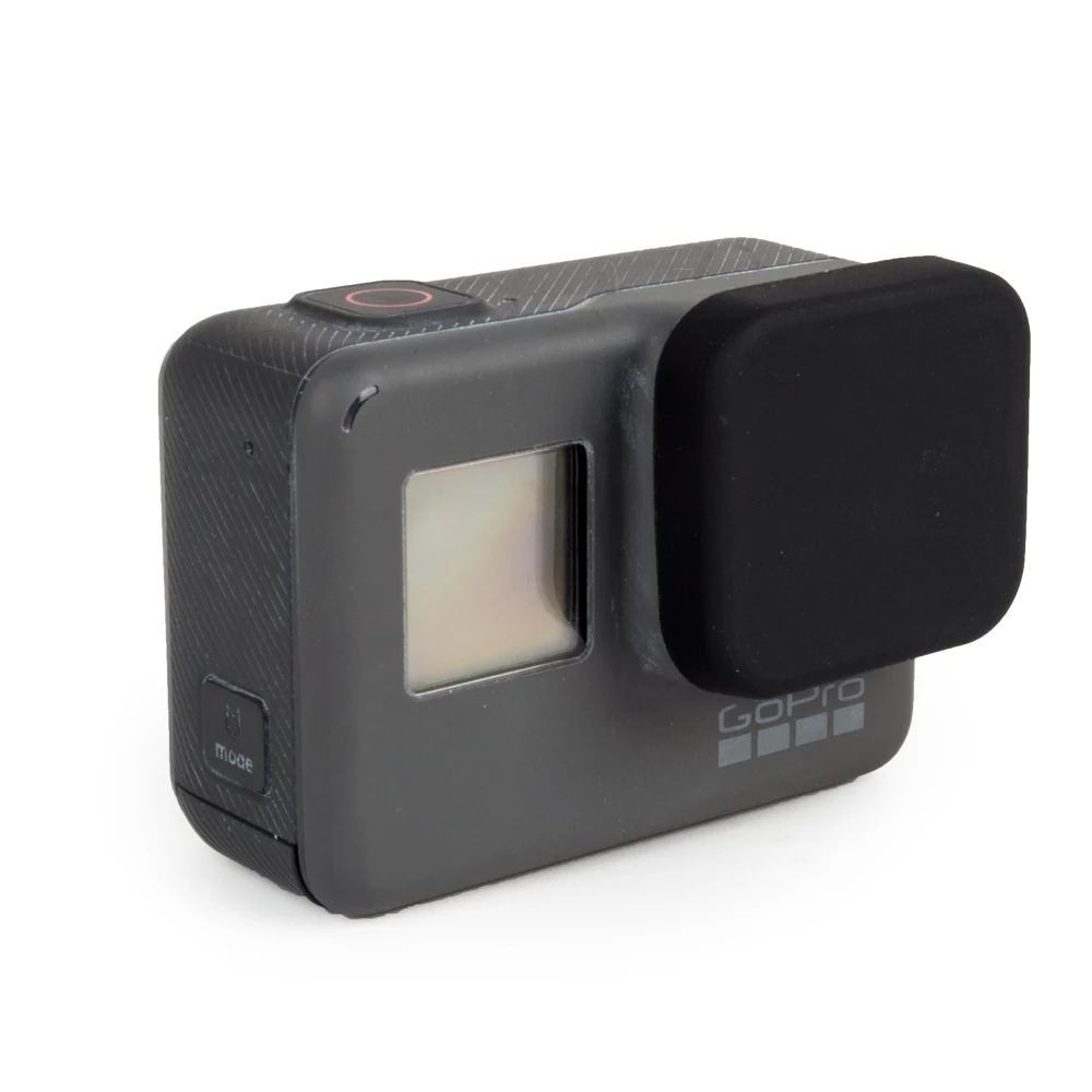 SnowHu для Go Pro Аксессуары Чехол защитный силиконовый чехол+ крышка объектива Крышка для GoPro Hero 8 7 6 5 камера GP502