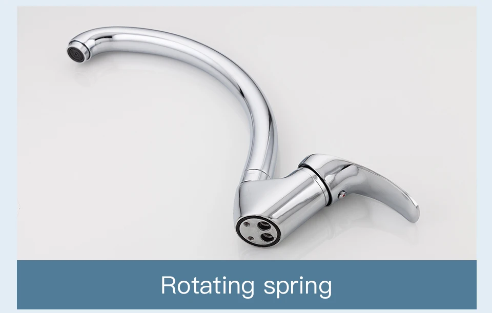 FRAP Big promotion Zinc alloy deck mounted kitchen sink faucet Cold and Hot Water Tap 360 Degree Swivel mixer faucets torneira