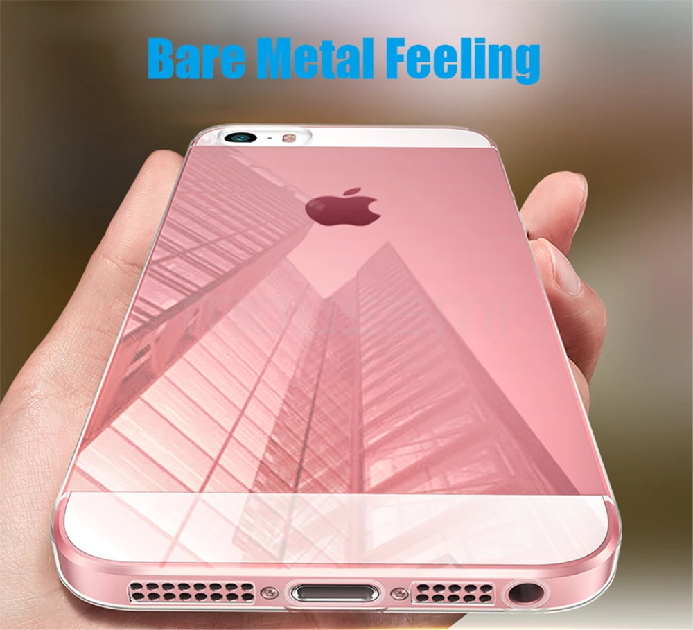 MOUSEMI For iPhone 5s se Case Silicone Transparent Clear Soft TPU Phone Cases For iPhone 5 Luxury Thin Coque 5S For iPhone Case (1)