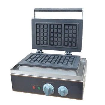 

Jamielin Commercial Square Shape Waffle Maker Electric Waffle Baking Machine Plaid Cake Furnace Machine Heating Machine