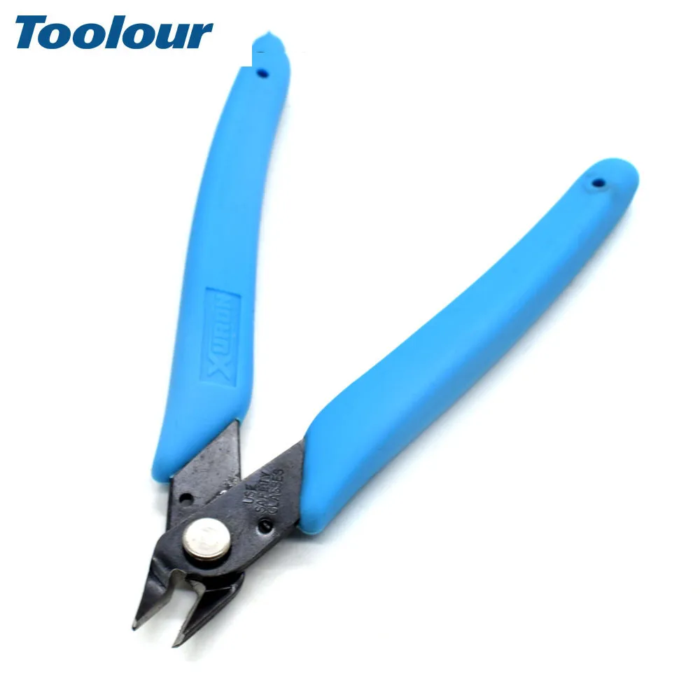 

Toolour 5" 125 mm Electrical Cable Wire Stripper Cutters Plier Cutting Side Shears Diagonal Nippers Mini Hand Tools
