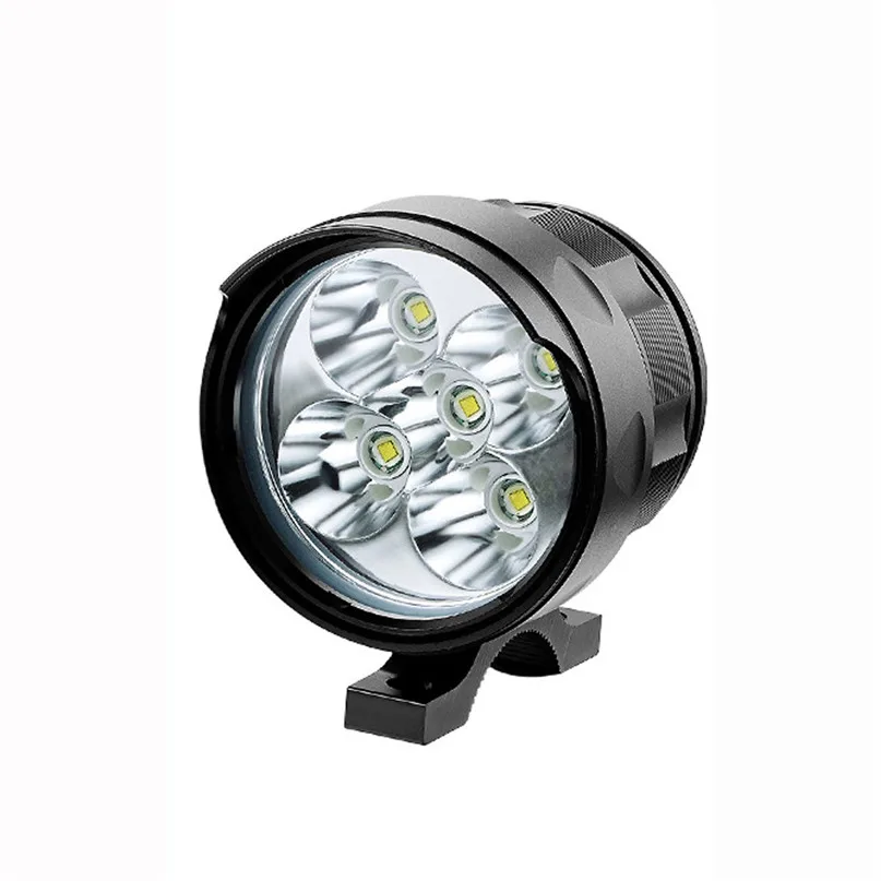 Waterproof Bike Headlight Flashlight Super bright 5x T6 LED 3 Modes Bicycle Lamp Bike Light Headlight Bicycle Accessories M24 (2)
