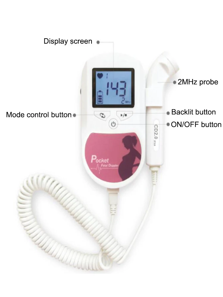 Buy Fetal Doppler For Pregnant Women Baby