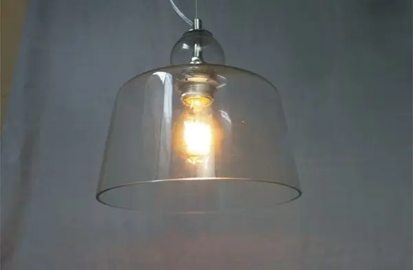 Новый современный простой прозрачный бар Droplight Стекло люстра подвесной