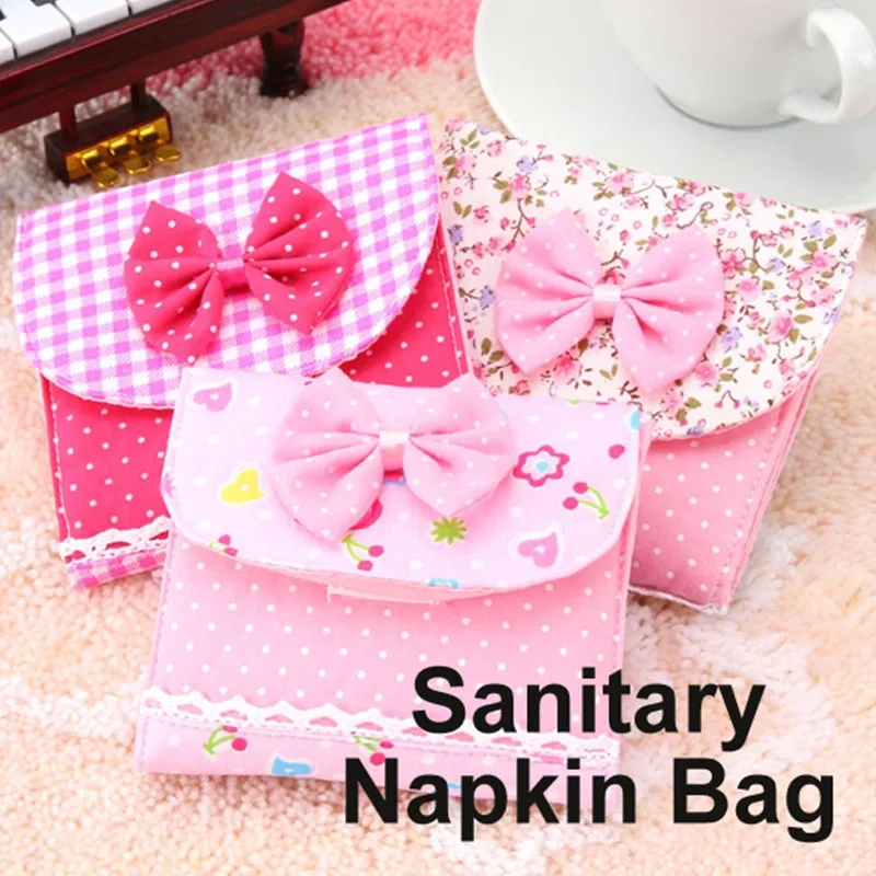 

NEW Sanitary Napkins Pads Carrying Easy Bag Small Articles Gather Pouch Case Bag DC112