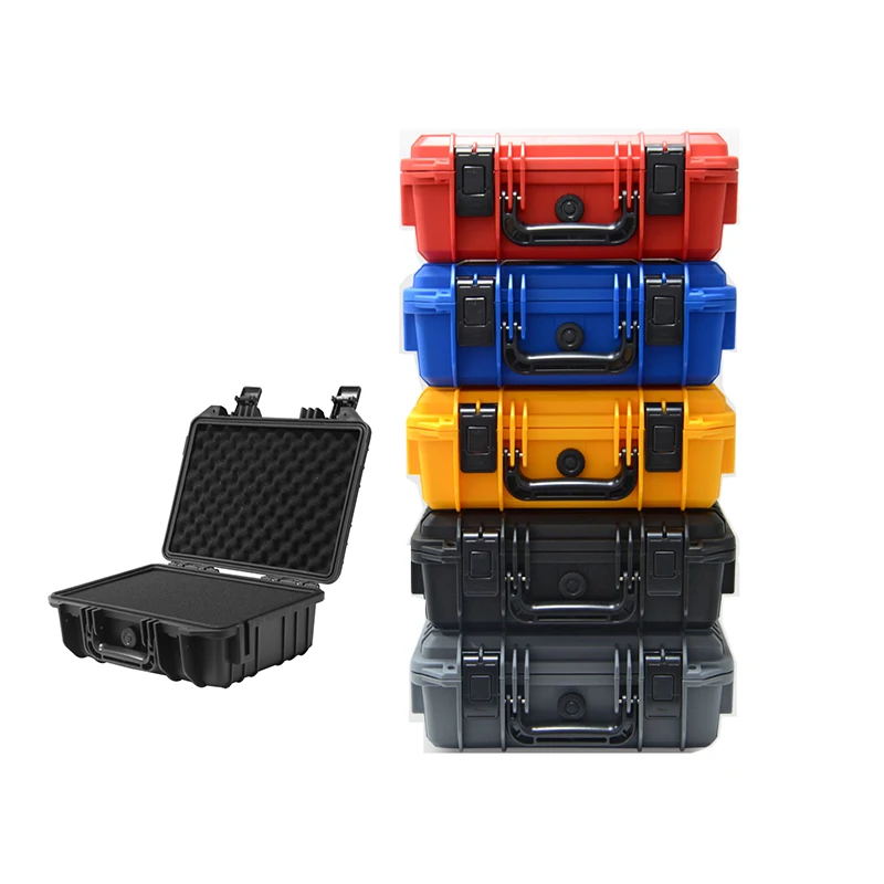 

350x280x133mm ABS Plastic storage Toolbox Impact Resistant Safety Tool Box Sealed Shockproof Dry Box Equipment Camera Case