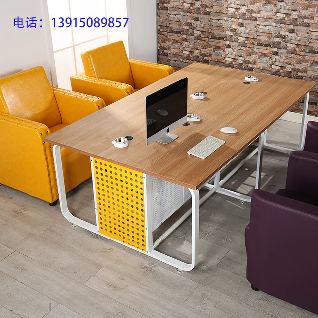 The new factory direct cafe tables and chairs office sofa computer school desks