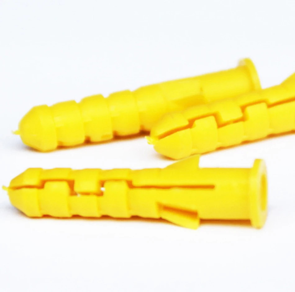 High Quality; Wholesale 8x40mm; Ribbed Plastic Anchor; Wall Plastic