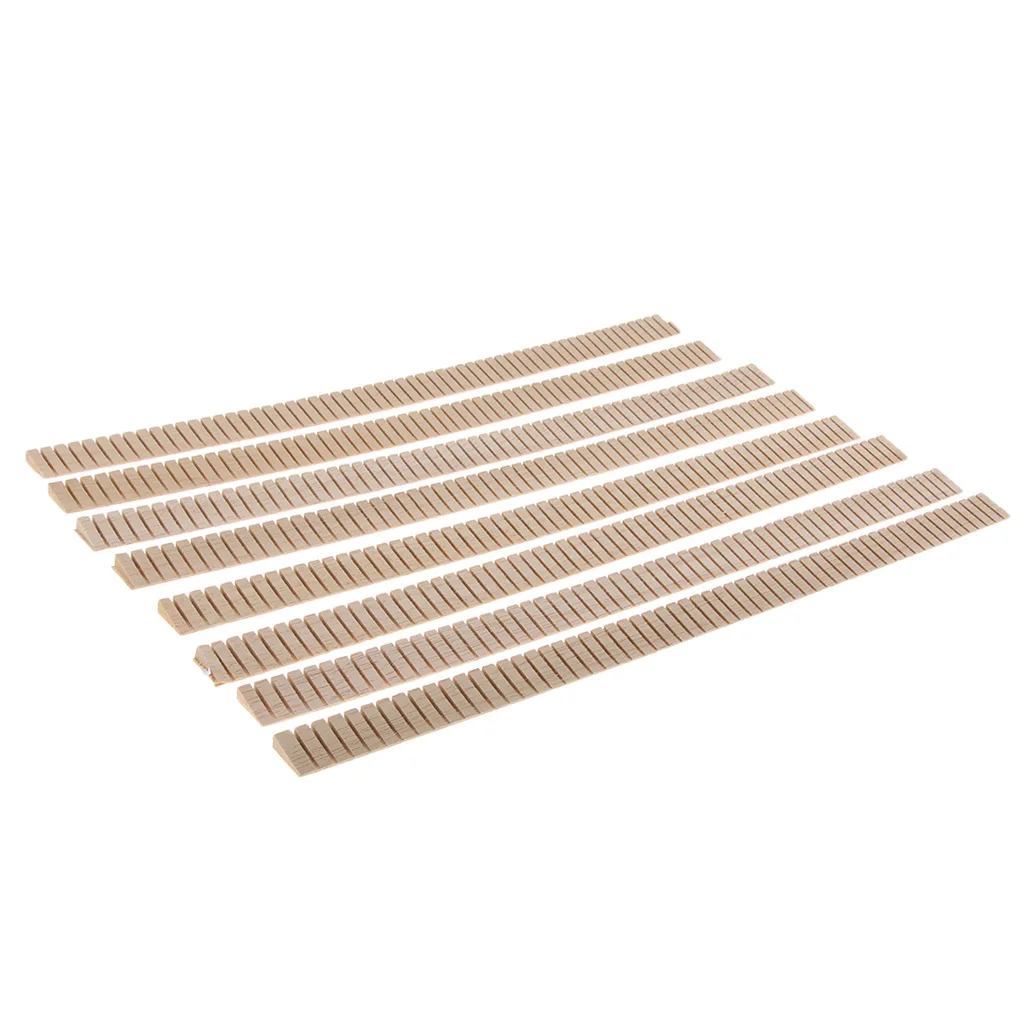 8pcs Wooden Guitar Binding Purfling Strip Echo Body Edge Trim Inlay for Acoustic Classic Folk Guitar Ukulele Parts Accessories