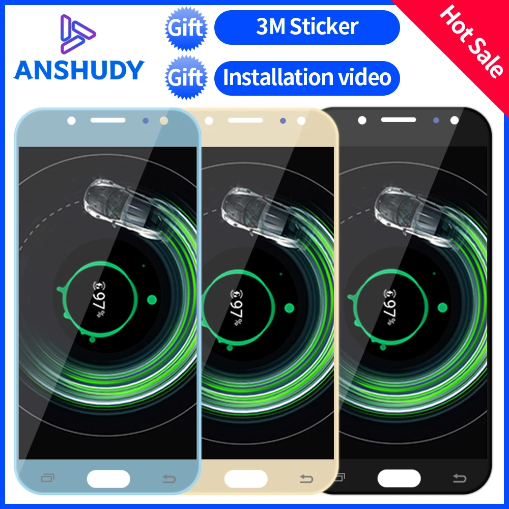 

J530f LCD For SAMSUNG GALAXY J530 Display J530F J530FM SM-J530F J5 Pro 2017 LCD Display Module + Touch Screen Sensor Assembly