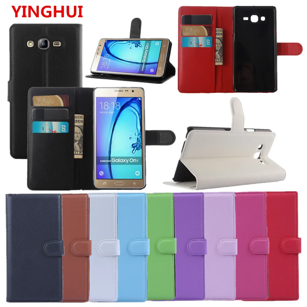 For Samsung Galaxy On7 SM G600FY Galaxy On7 Pro Case Hight Quality PU