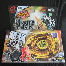 Beyblade Metal Fusion 4D Set BEYBLADE METAL FUSION GOLD HELL HADES KERBECS BD145DS LauncherKids Toys BB99