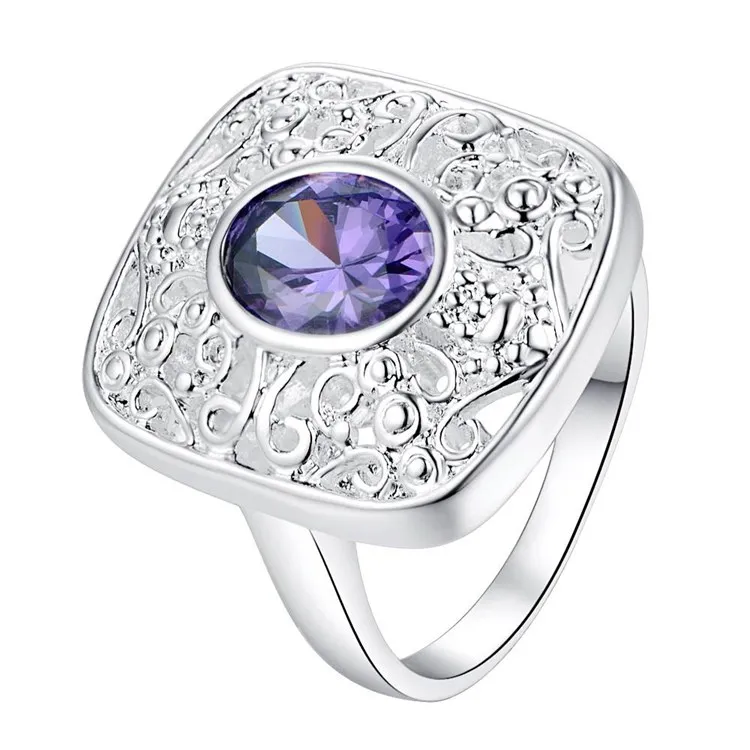 

wholesale High quality silver Fashion jewelry rings WR-259