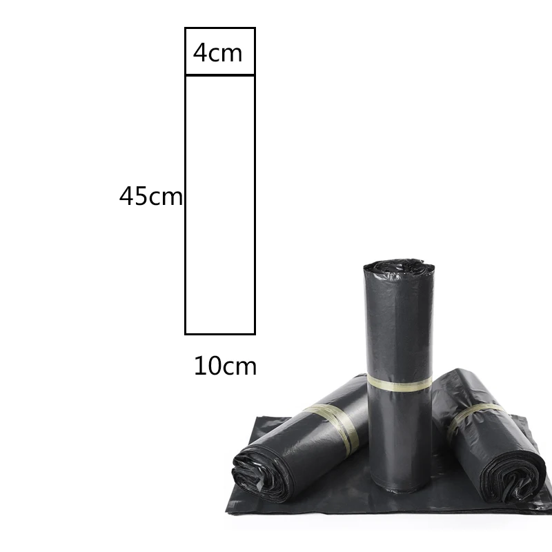 50 шт./лот 15*17 см черный Цвет самоклеющиеся экспресс-почта сумка курьерская рассылка полиэфирного посылка в сумке мешки для хранения