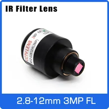 3Megapixel Varifocal Lens With IR Filter 2.8-12mm M12 Mount 1/2.5 inch Manual Focus and Zoom For Action Camera Sports Camera