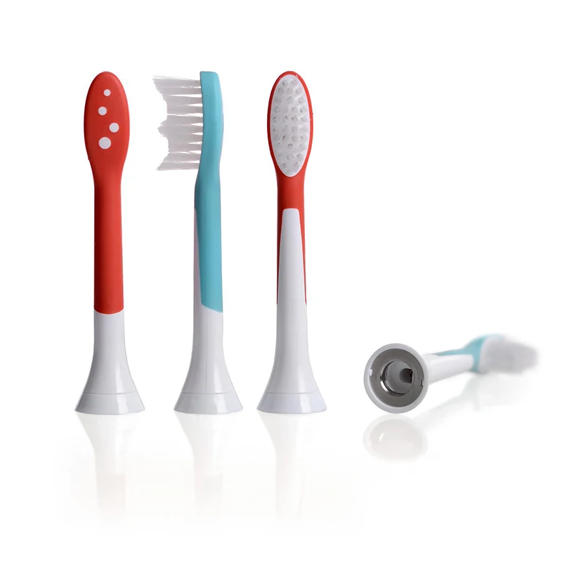 Pack of 4 Electric Toothbrush Heads For Philips Sonicare Kids Tooth Brush Replacement Head