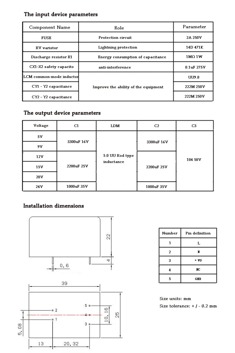 SANMIN 1 шт. 220 В до 12 В 2A 24 Вт ac-dc 12 В модуль питания трансформаторный модуль HA024N10 импульсный источник питания X9856