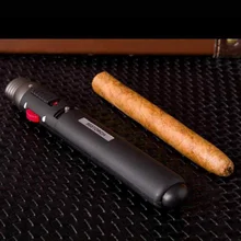 Новая зажигалка для улицы 1300 градусов факел пламени Карандаш бутан газ многоразового топлива Сварочная паяльная ручка