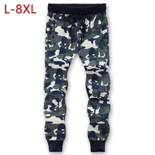 8XL, камуфляжные мужские Брендовые брюки,, повседневные, хлопковые, удобные, мужские, эластичный пояс, эластичные, камуфляжные, армейские, длинные, классические брюки для мужчин