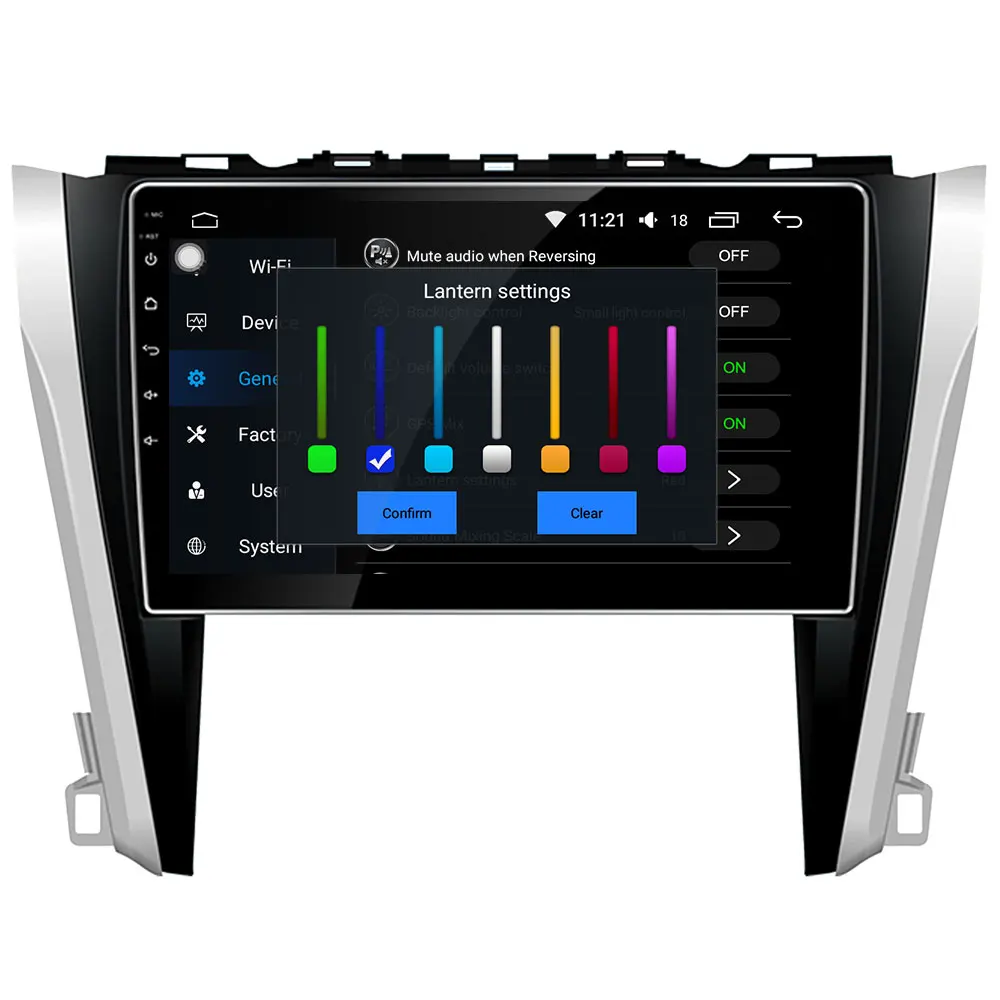 Perfect 10.1" IPS 4G DSP Carplay Android 8 Octa Core 4GB RAM 64GB ROM RDS BT Car DVD Multimedia Player Stereo For Toyota Camry 2015-2018 7