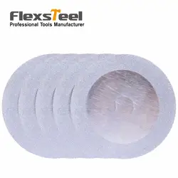 Flexsteel 5 шт. Щепка diamond 4 "10 см круглый диск Резка и шлифовальные Режущие диски колеса для Dremel вращающихся инструменты