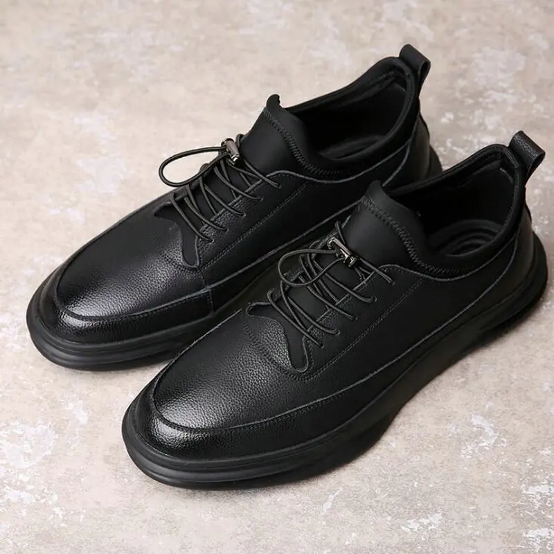 Высококачественные дизайнерские мужские черные туфли на плоской подошве; zapatos mujer chaussure homme; мужские повседневные кроссовки; мужская кожаная обувь; LM-25