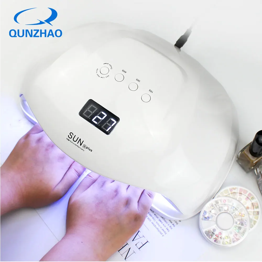 

Sunx plus Lamp For Nails Nail Lamp Manicure Machine Nail Dryer 72W LED Fast Dry For Curing Nail Gel Polish Ongles Materiel Tool