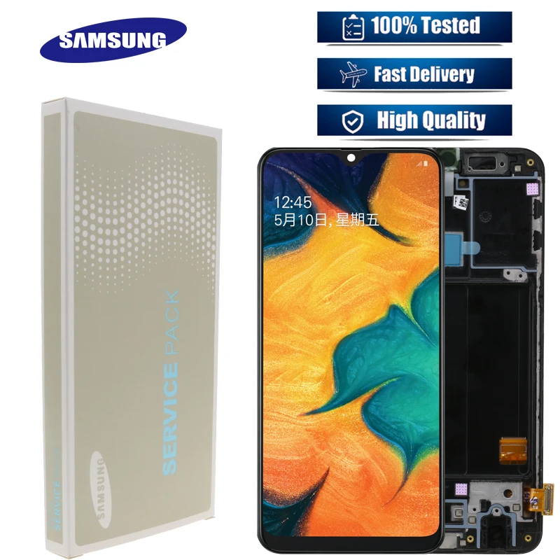 Оригинальный супер AMOLED для Samsung A40 A405 A40 ЖК дисплей для Samsung A40 A405 ЖК кодирующий преобразователь сенсорного экрана в сборе Замена|Экраны для мобильных телефонов|   | АлиЭкспресс