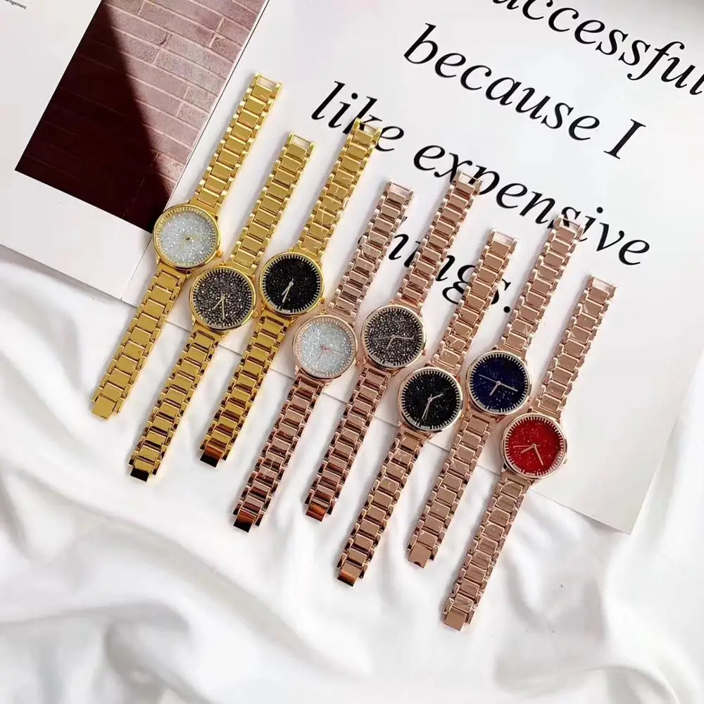 

Original Fashion Trend Ladies Luxury Watch Belt Quartz Watch Multi-color Optional Personality Woman Watch Free shipping