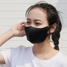 Мужские и женские парные маски, модные, три-ди, мужские, профессиональные, шелк, Солнцезащитная маска для защиты от пыли, весна и лето