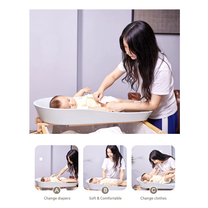 Jual Baru Lahir Lembut Nyaman Bayi Mengubah Tikar Meja Ganti Bayi Chang Popok dan Pakaian Keperawatan Meja dengan Skid Bawah