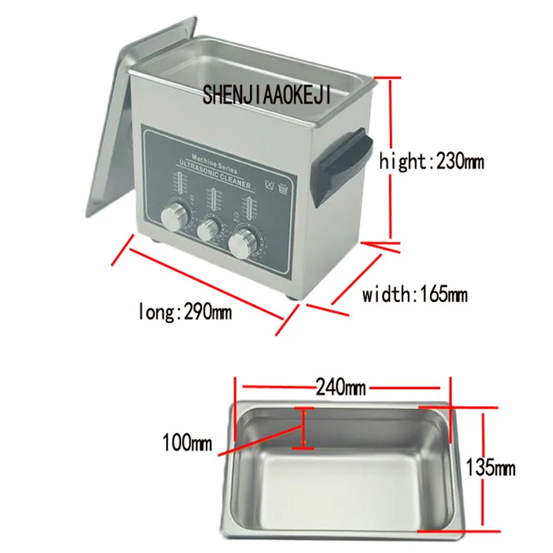 Ultrasonic Cleaner Stainless Steel M3000 220V 110V For Communications Equipment ultrasonic cleaning machine Laboratory cleaner
