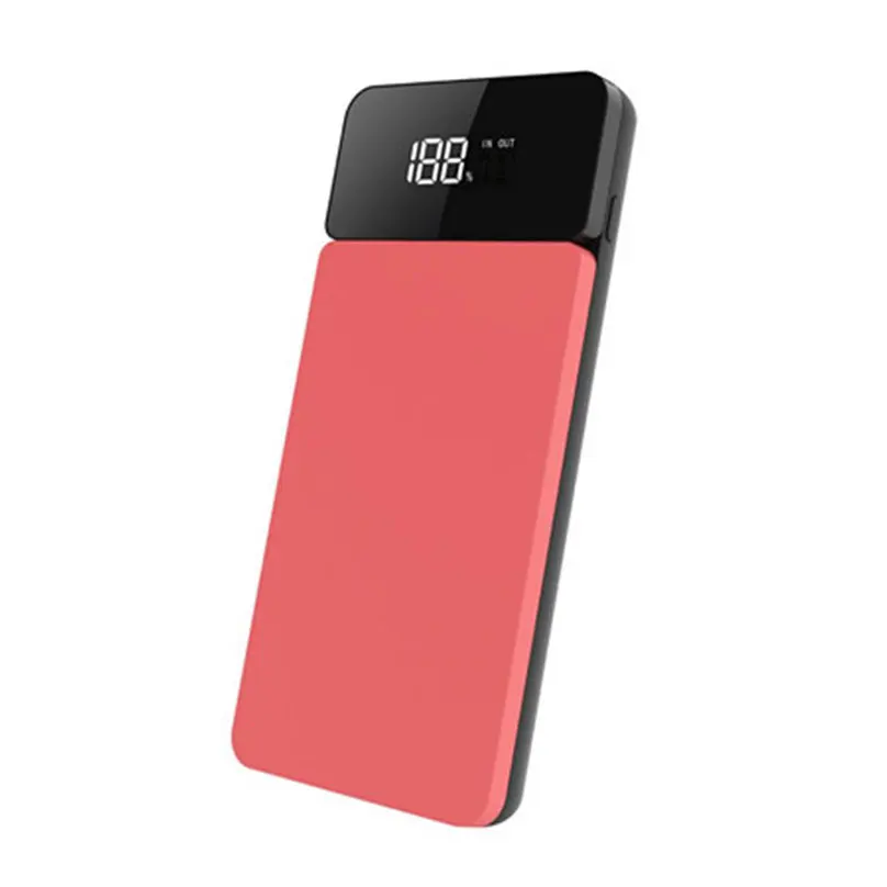 10000 мАч уникальный дизайн портативное зарядное устройство Внешний аккумулятор для Xiaomi iPhone huawei смартфон - Цвет: PINK