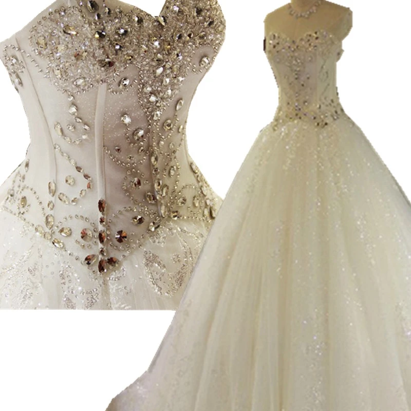 Горячее предложение, свадебное платье размера плюс, тонкое свадебное платье с длинным шлейфом, бальное платье