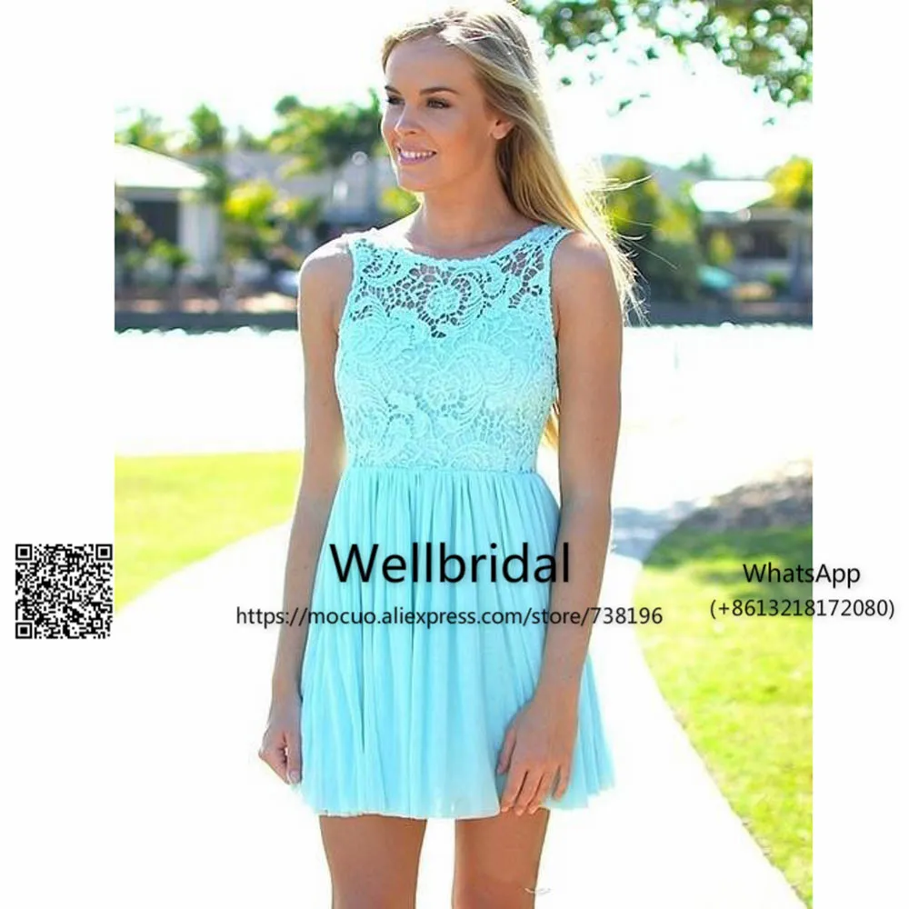 2016-font-b-Beach-b-font-Coral-Turquoise-Lace-font-b-Bridesmaid-b-font-font-b