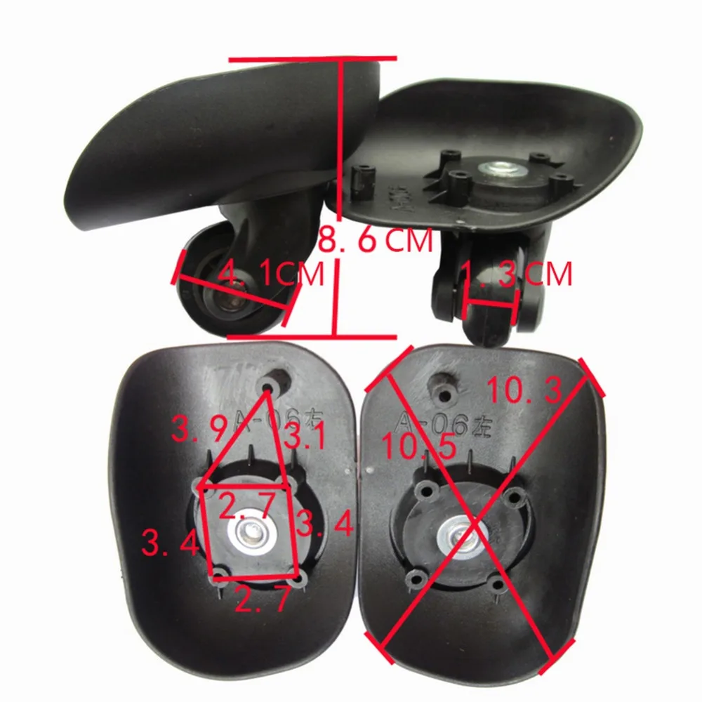 A06-1-pair-Left-Right-Trolley-Case-repair-wheel-Universal-travel-suitcase-accessories-wheel-ABS-Nylon (2)