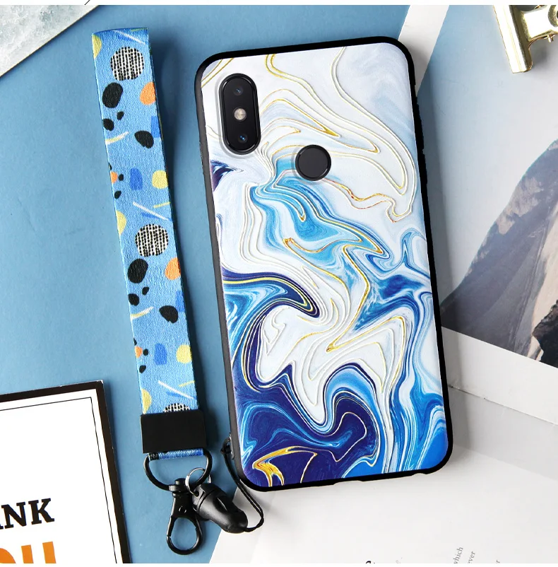 Чехол Unibay для xiaomi mi 9, 3D рельефный силиконовый чехол для xiaomi mi 8 explorer mi 6 9 a1 a2 mi 5 5S plus mi x 2s play redmi note 7