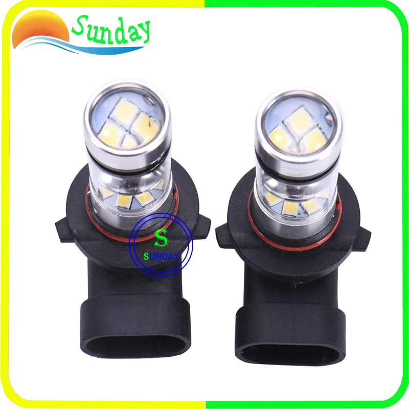 

2PCS 9005/HB3 6000K 100W LED Projector Light Fog Light Driving Light Bulb White 20LED Low Beam Light