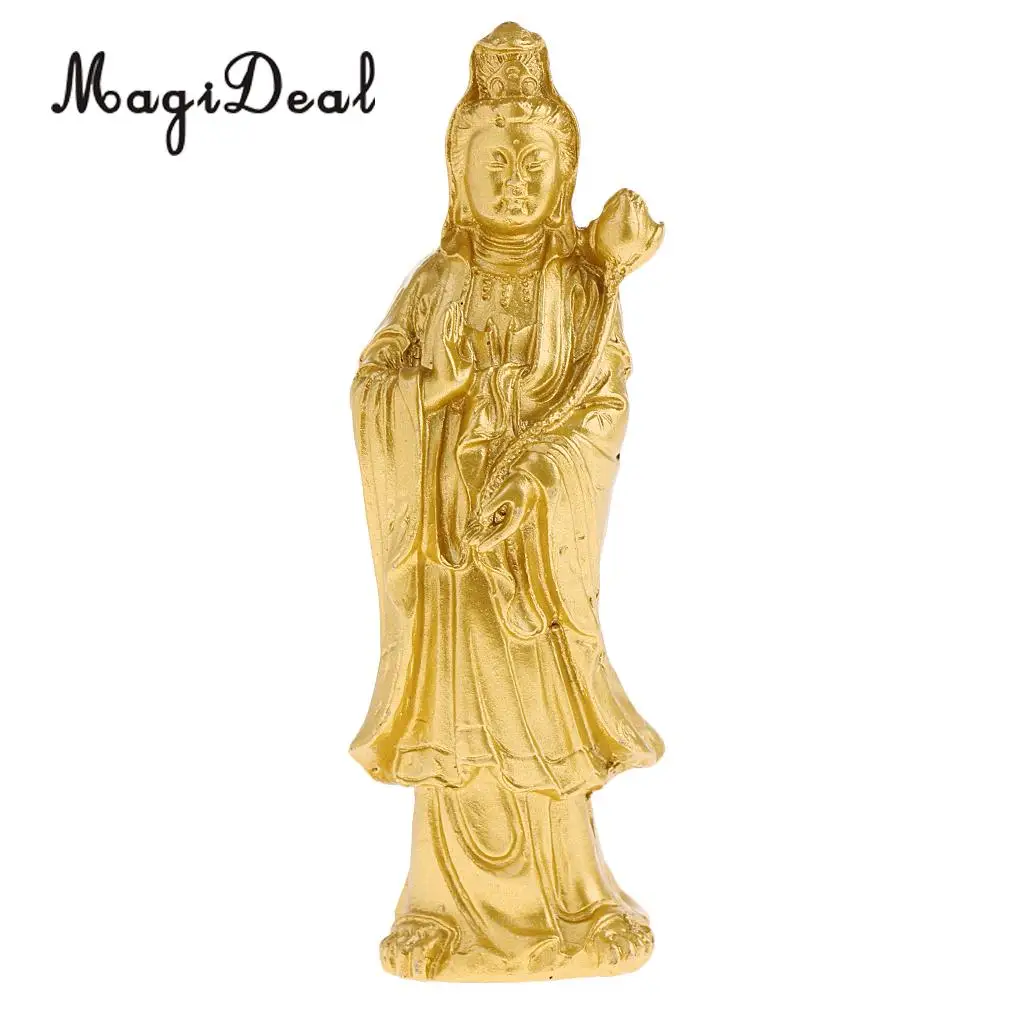 Avalokiteshvara Buddha Statue Tibetan Ornaments Crafts Home Decoration Buddhist Supplies Bless Safe Good Luck Protection